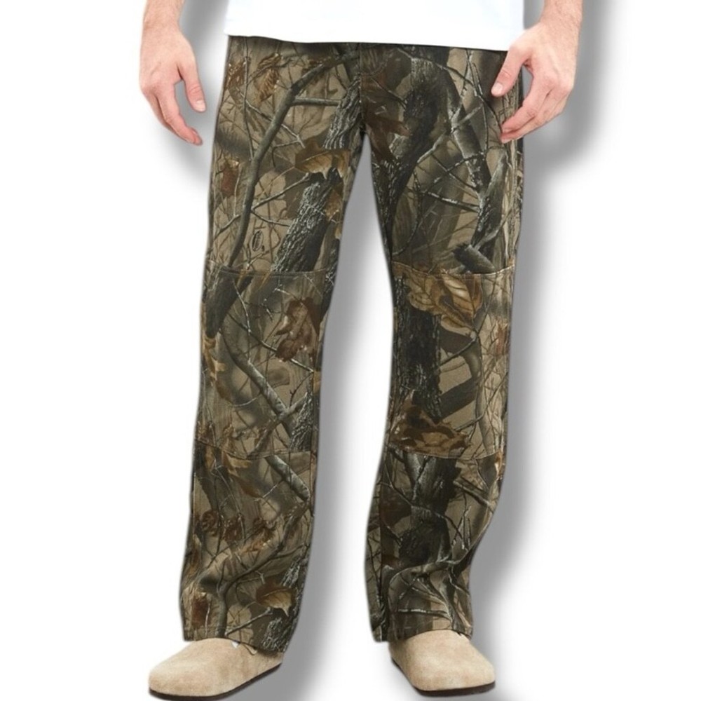 Ridge Camo Cargo Pants for Men 2XL 44Wx32L Realtree Hardwood Outdoor Hunting