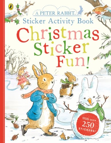 Peter Rabbit Christmas Fun Sticker Activity Book by Beatrix Potter: Used