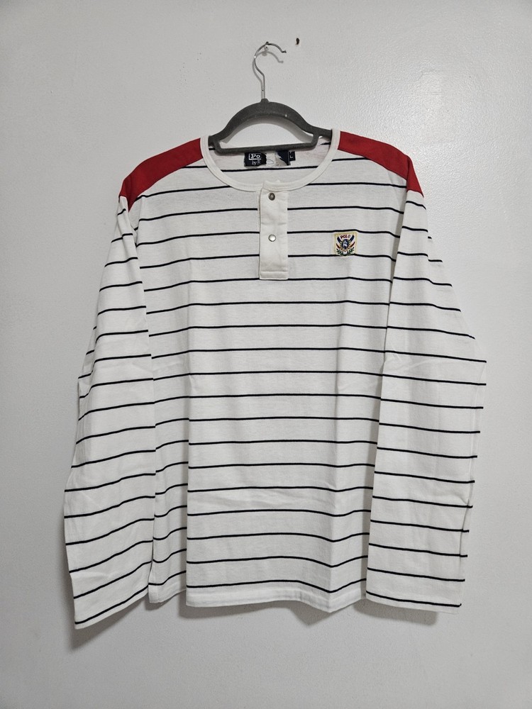 Vintage Polo Ralph Lauren Uni Crest 1980s 1990s Stadium Cookie Sweater Usa Large