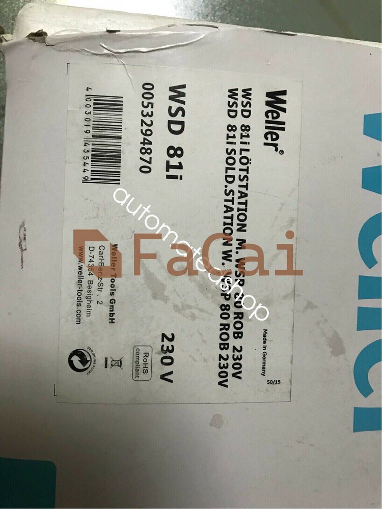 1PCS Genuine Weller WSD81i Soldering Station Lead New