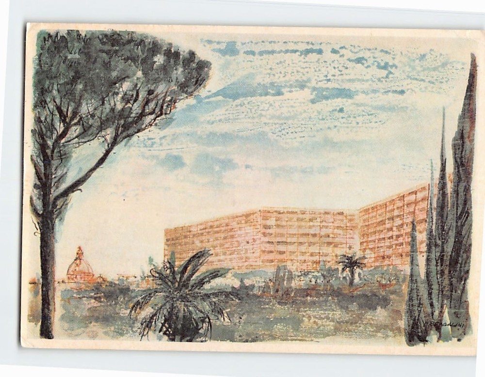 Postcard Cavalieri Hilton Rome Italy
