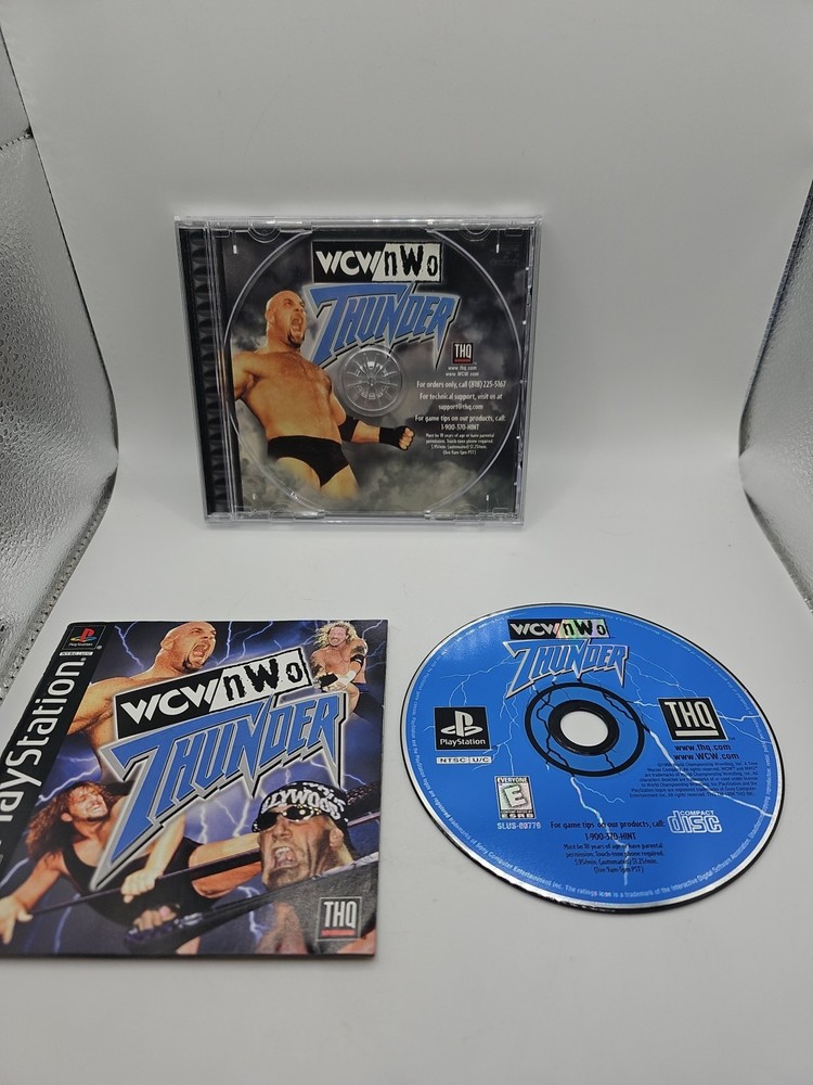 Wcw/Nwo Thunder - Sony PlayStation 1 Cib Tested Working