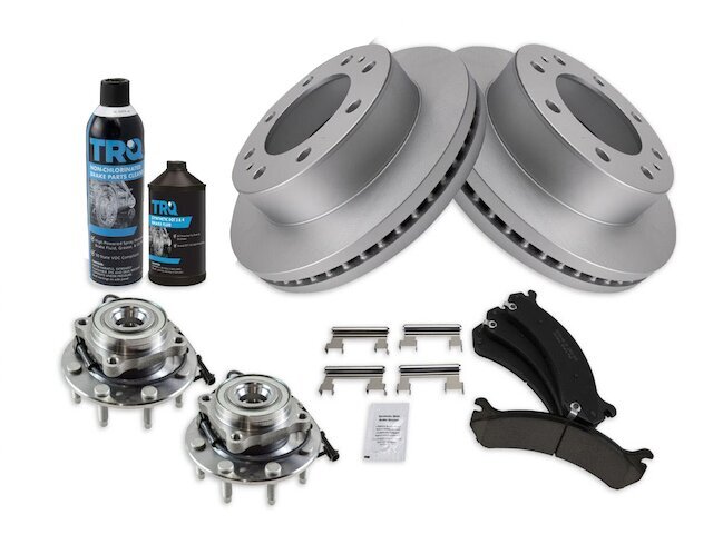 Front Brake Pad Rotor Hub Kit for 2007 Sierra 3500 Classic 86RWJY