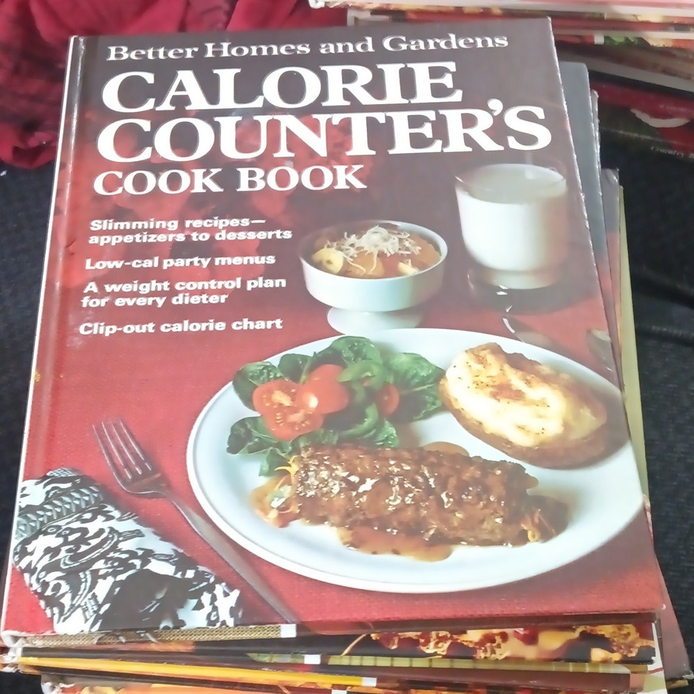 Better Homes and Gardens Calorie Counter's Cook Book Hardcover Clip-out Chart