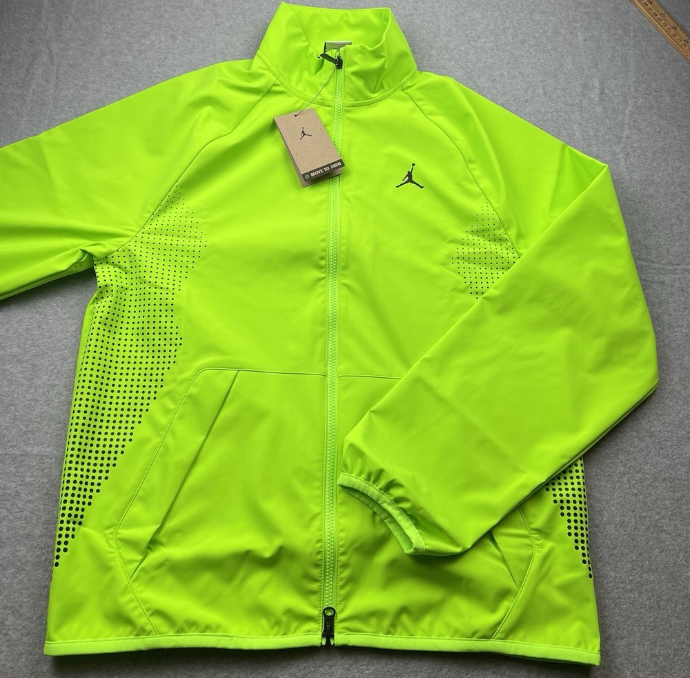 Nike Jordan Sport Jam Warm Up Jacket HF9885-358 Electric Green Size Medium NWT