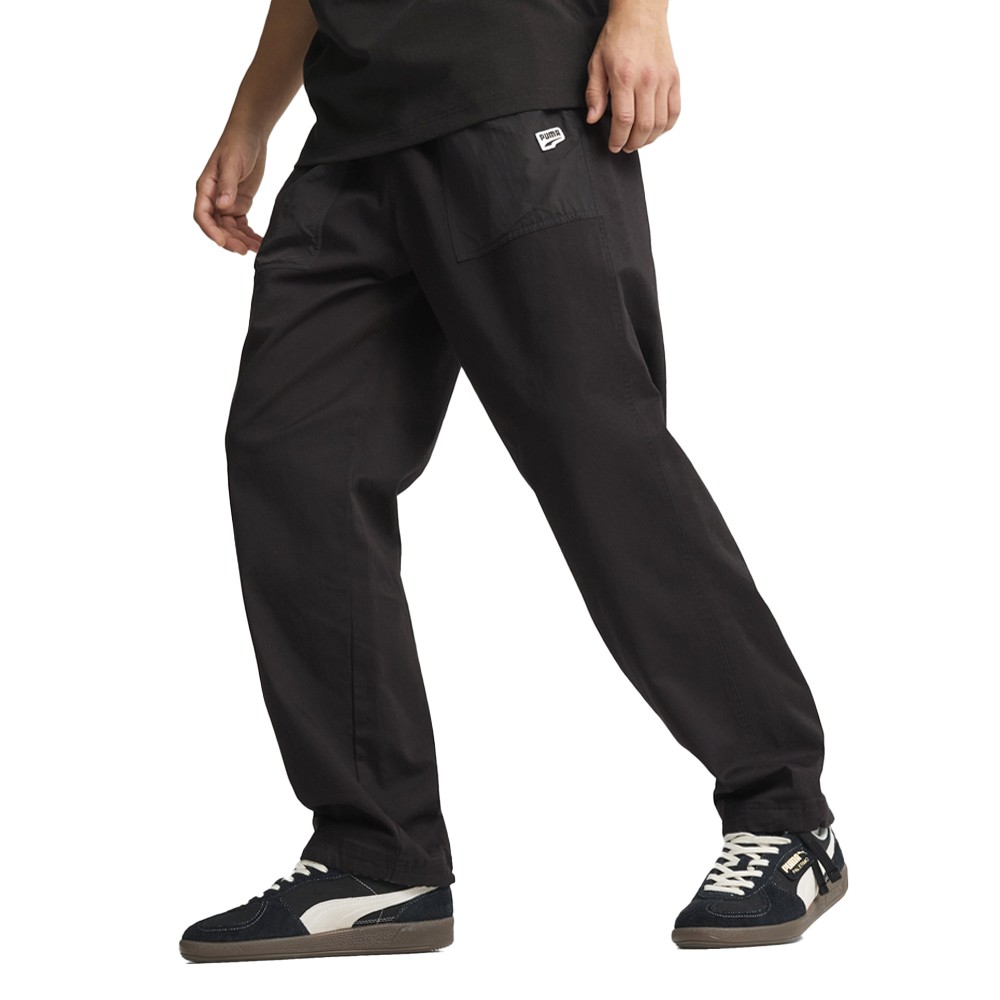 PUMA Downtown Parachute Pants for Men Black Athletic Casual Joggers 62675101