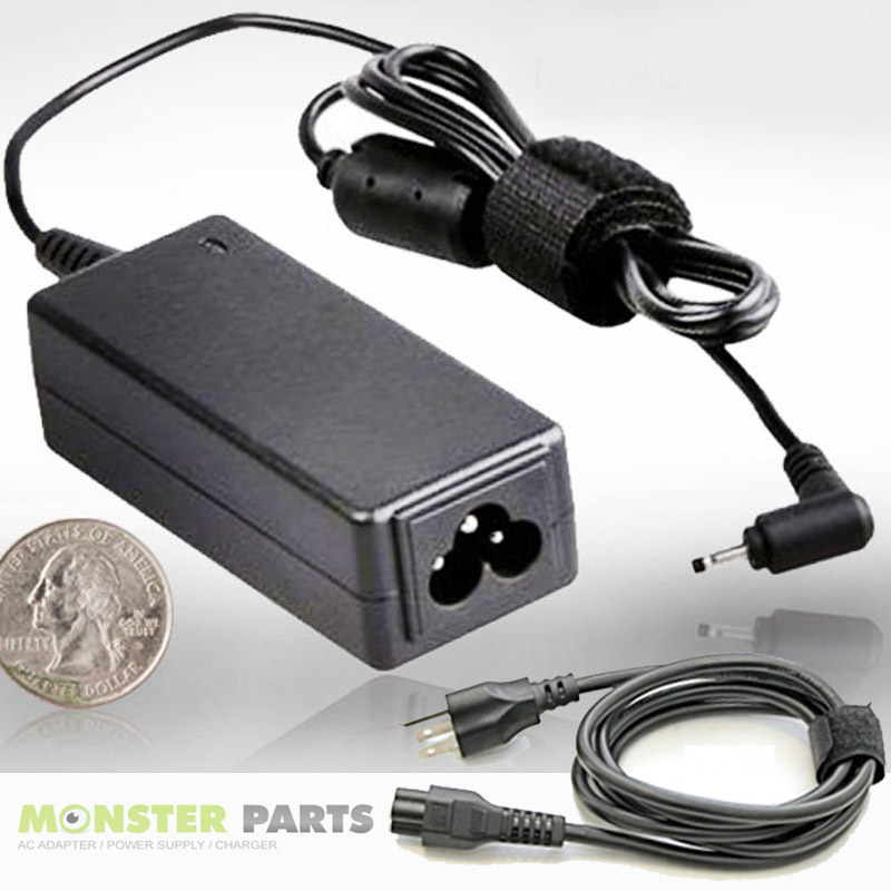 HP Mini 1000 1010NR 1030NR AC Adapter Charger Power Cord