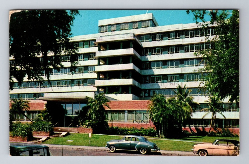 St Petersburg FL-Florida, Mound Park Hospital, Antique Souvenir Vintage Postcard