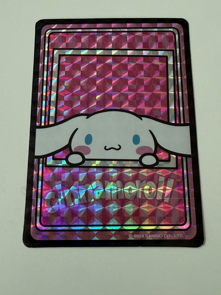 Hello Kitty and Friends Holographic Trading Stickers CINNAMOROLL Frame