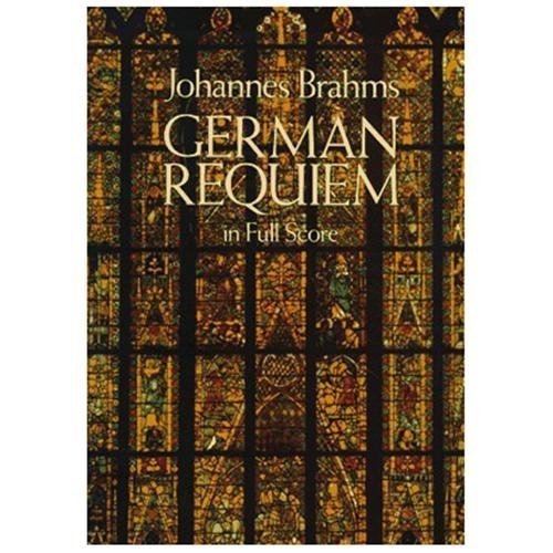 German Requiem in Full Score, Paperback by Brahms, Johannes, Used Good Condit...