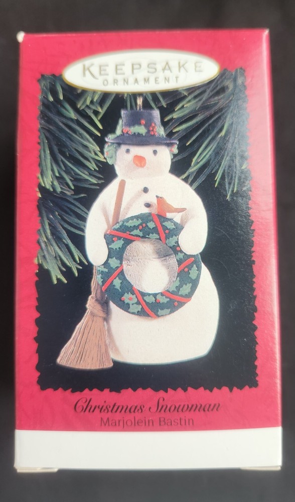 Hallmark Ornament Christmas Snowman 1996