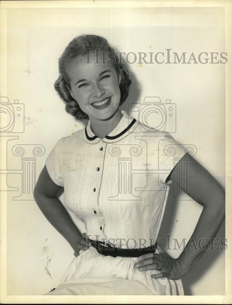 1956 Press Photo Mona Freeman in 