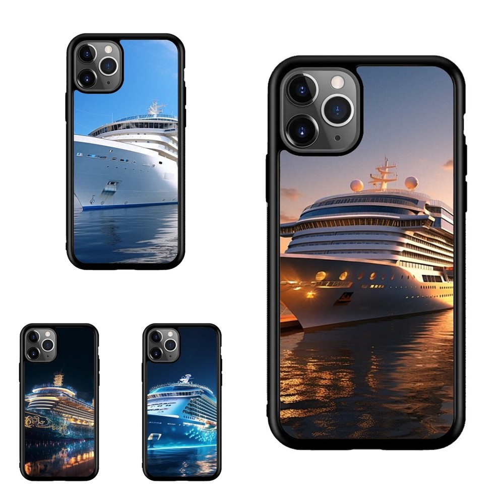 Aesthetic Modern Large Cruise Ship Design Case Compatible with Apple iPhone Samsung Galaxy and Motorola Phones