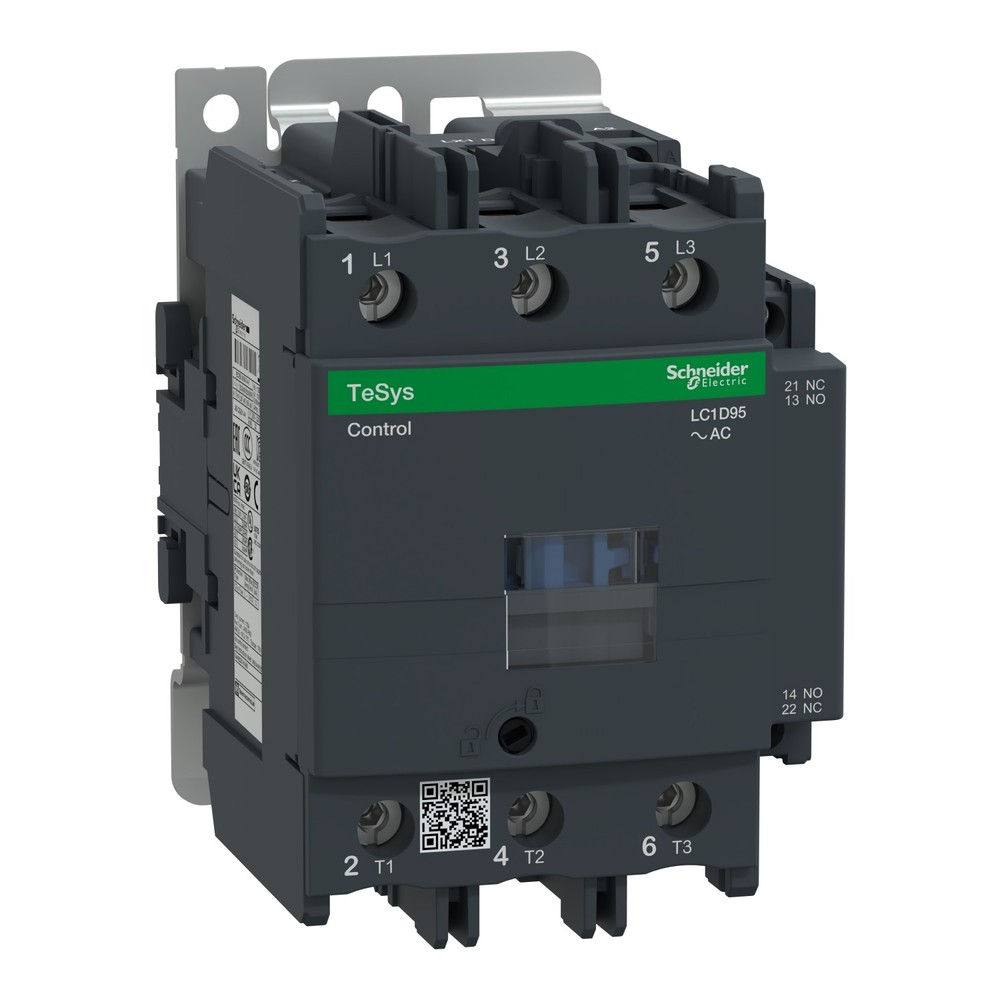 Schneider LC1D95B7 CONTACTOR 95A 24V 1NO+1NC