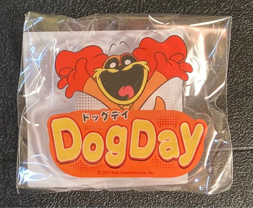 Poppy Playtime DogDay Trading Acrylic Name Badge Collab Cafe Japan Limited