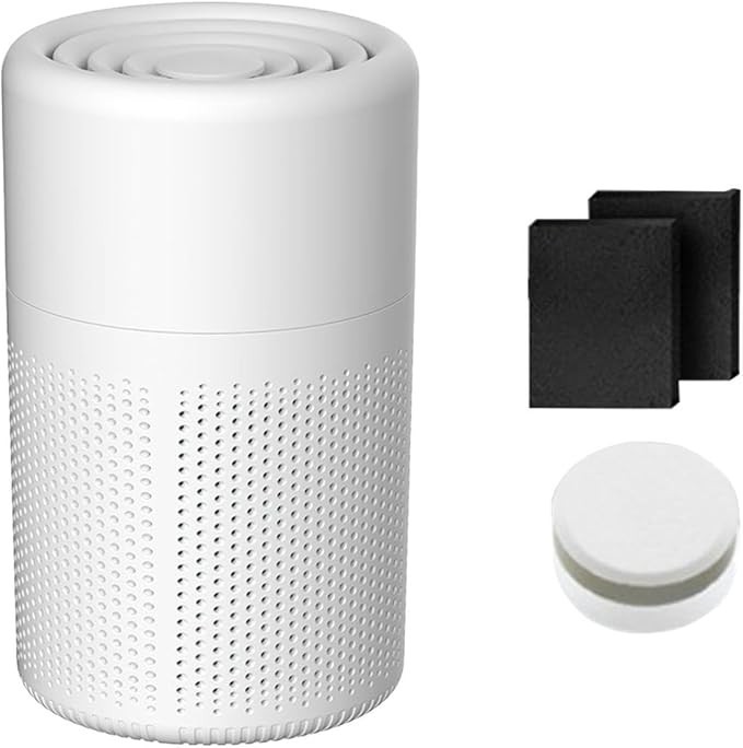 Portable Mini Air Purifier with Replacement Filters - Quiet Home Office Air Clea