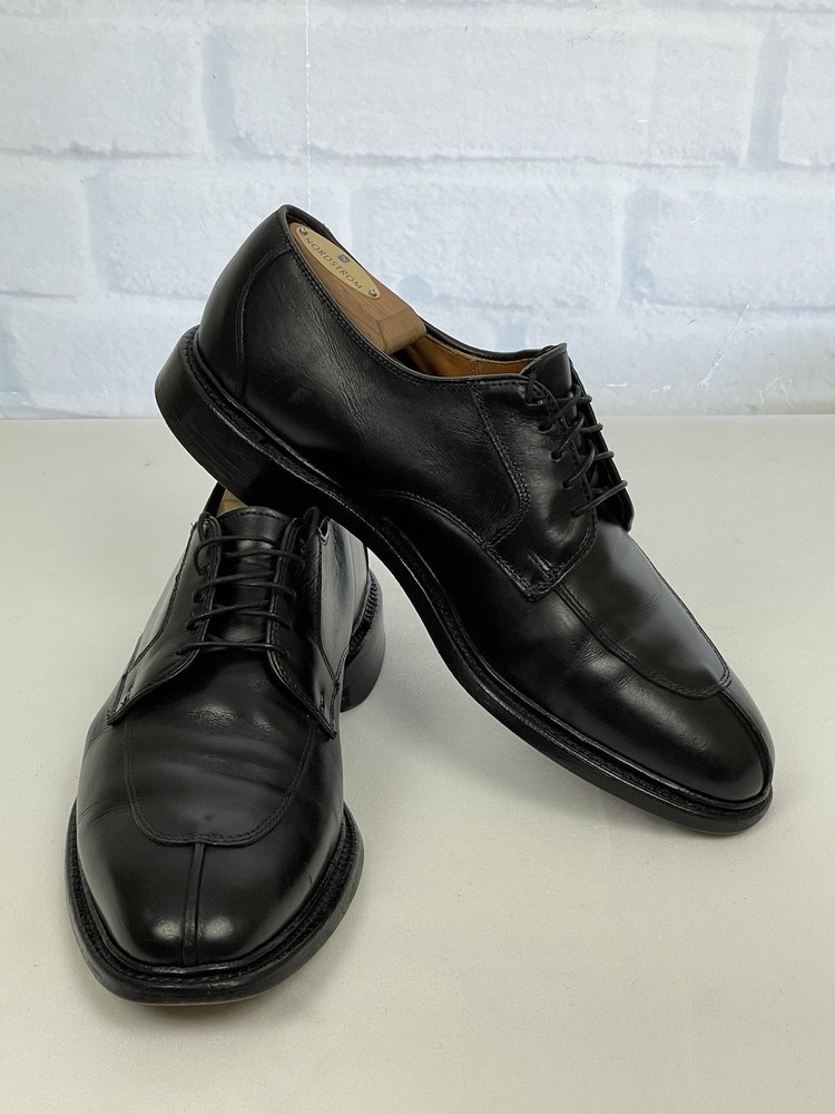 Allen Edmonds Fremont Men’s Black Leather Split Toe Oxford Dress Shoes Size 8 D