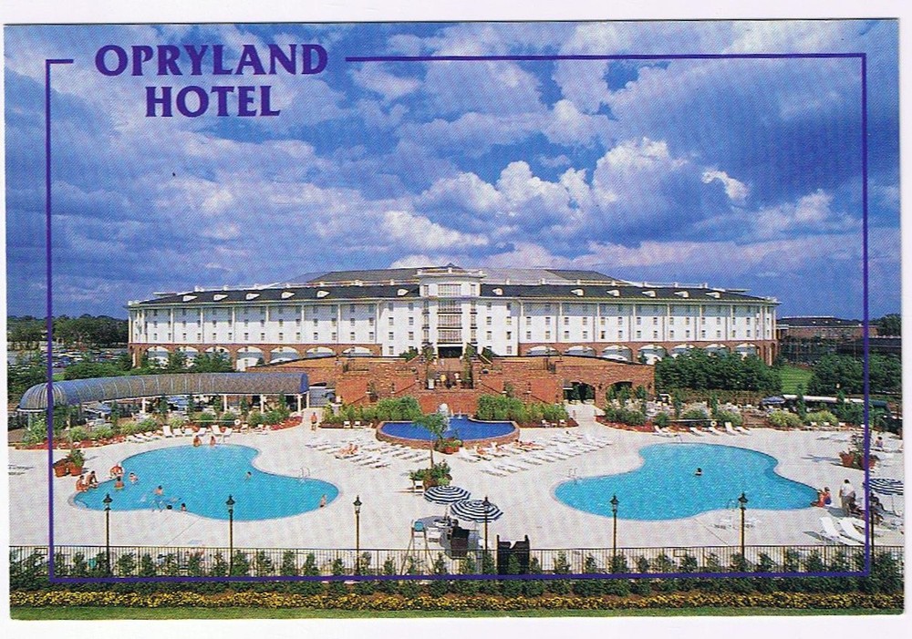 Postcard Nashville Tennessee Opryland Hotel Twin Pools
