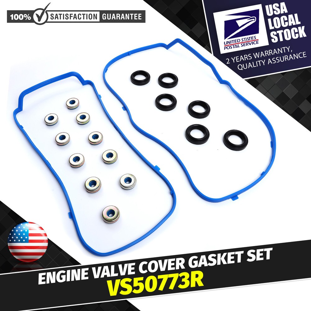 Spark Plug Tube Seals Valve Cover Gaskets For Honda Acura 3.5L 3.7L V6 #VS50773R