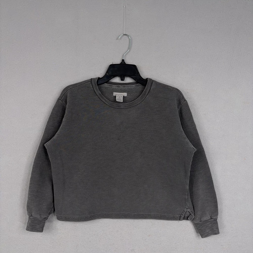 Outerknown Sweatshirt Womens Small Gray Organic Cotton Crewneck Pullover