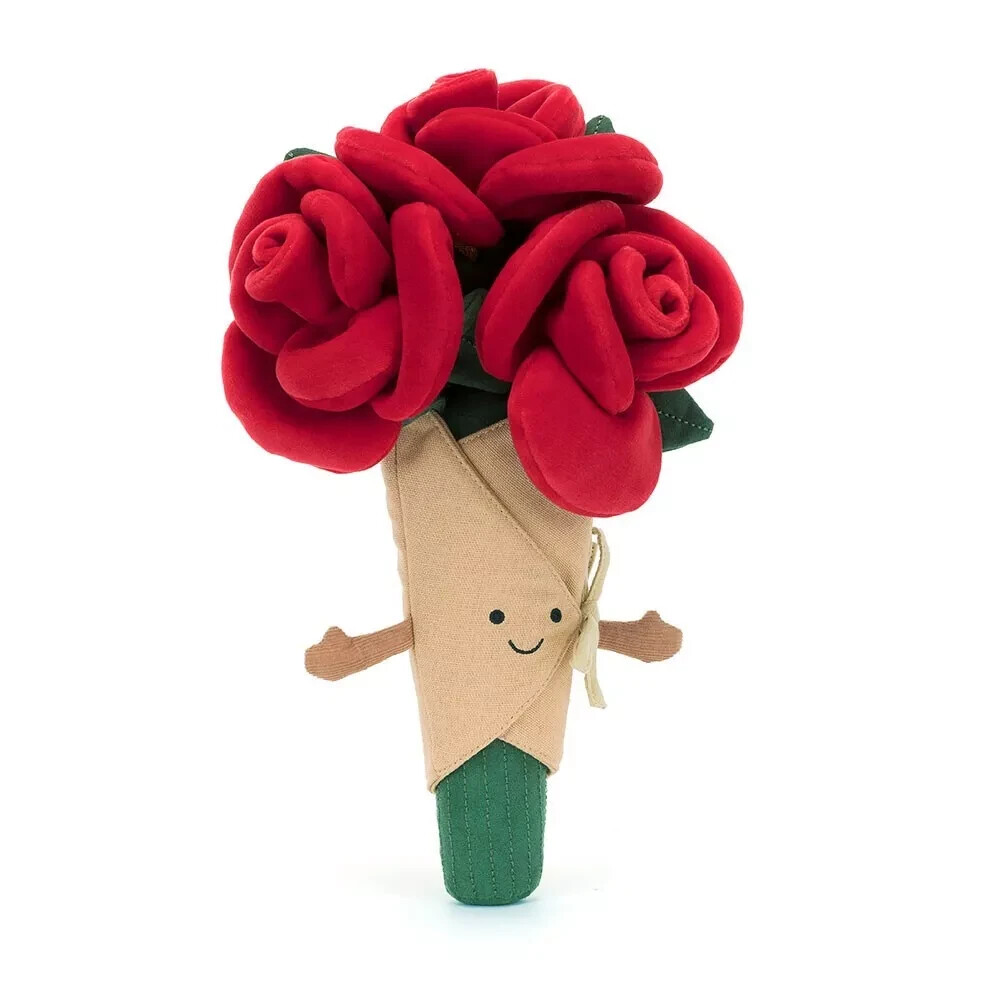 Amusable Red Rose Bouquet Plush Toy Gift for Any Occasion 2025
