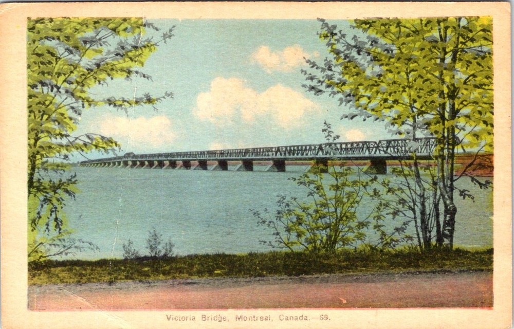 Victoria Bridge, MONTREAL, Canada Postcard