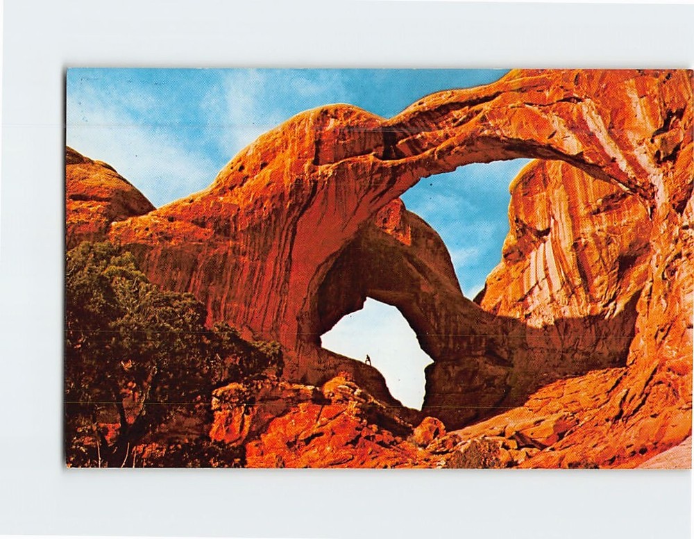 Postcard Double Arch Arches National Park Utah USA