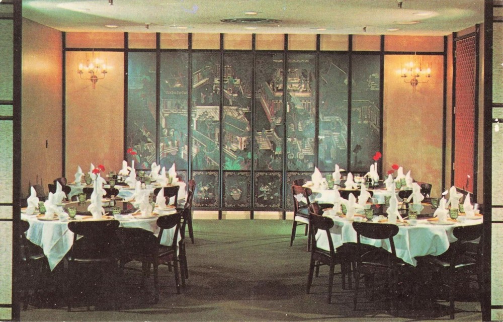 The Coromandel Room - The Golden Pavilion - San Francisco California CA Postcard