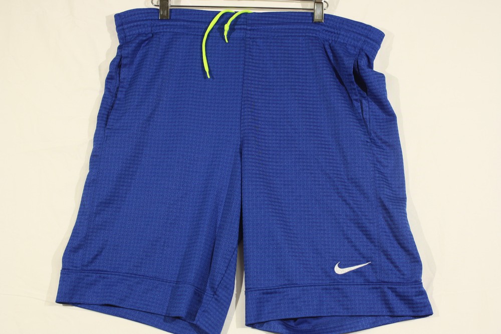 Nike Shorts Blue Drawstring Elastic Waist Athletic Mens Size S