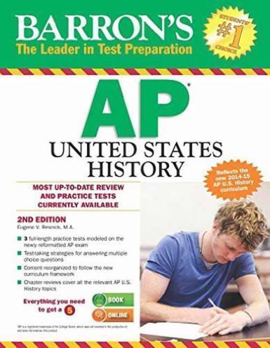 Barron's AP United States History - 1438002696, paperback, Resnick MA, new