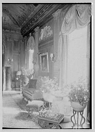 New York City NY Mrs Edward Harkness 1942 Gallery Window Wall Interior