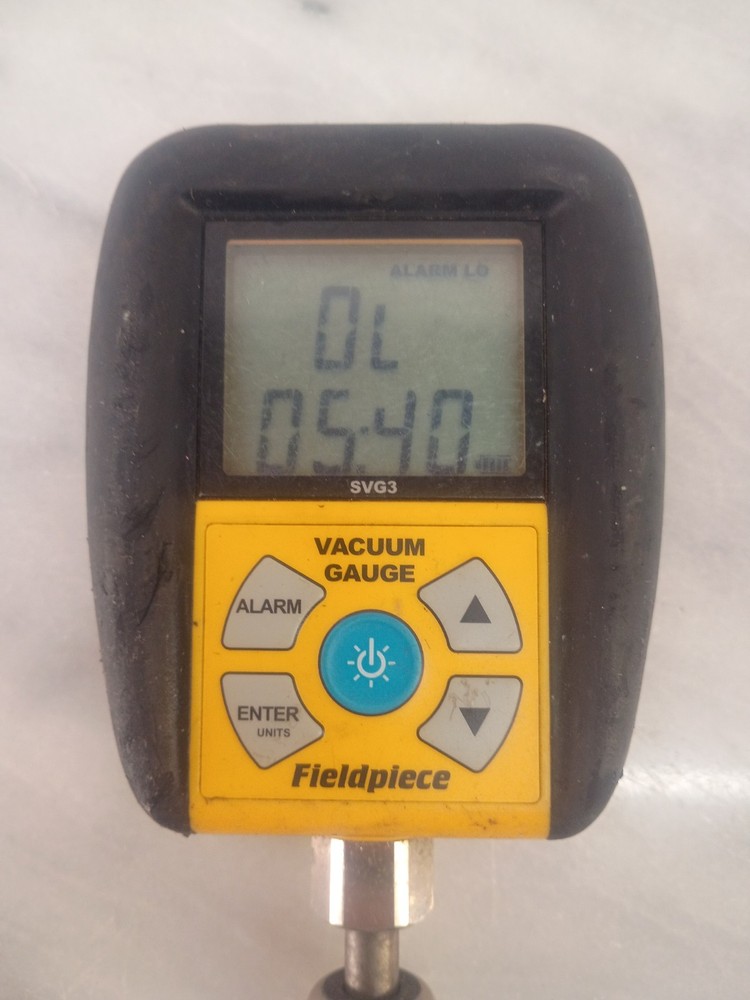 Fieldpiece Digital Vacuum Gauge SVG3 Micron Yellow/Black