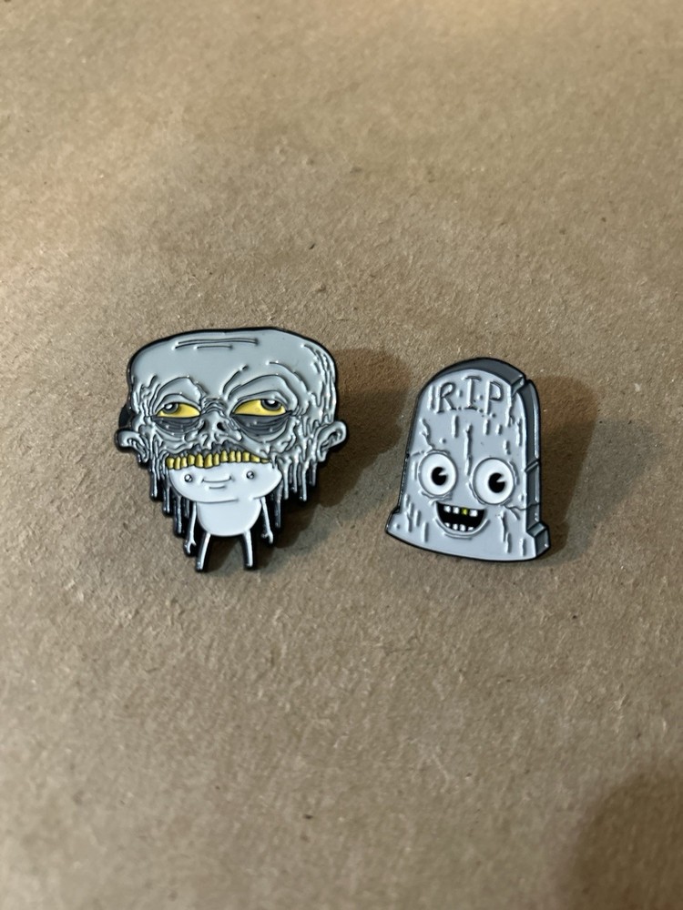Alex Pardee “Future Me” & “Wear Your Enemies” Enamel Artist Pins Set of 2
