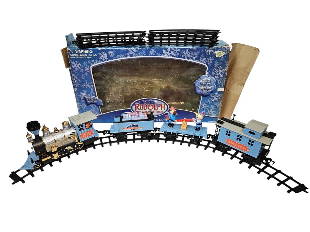 Rudolph Red Nose Express Train Set with Misfit Toys from Memory Lane  