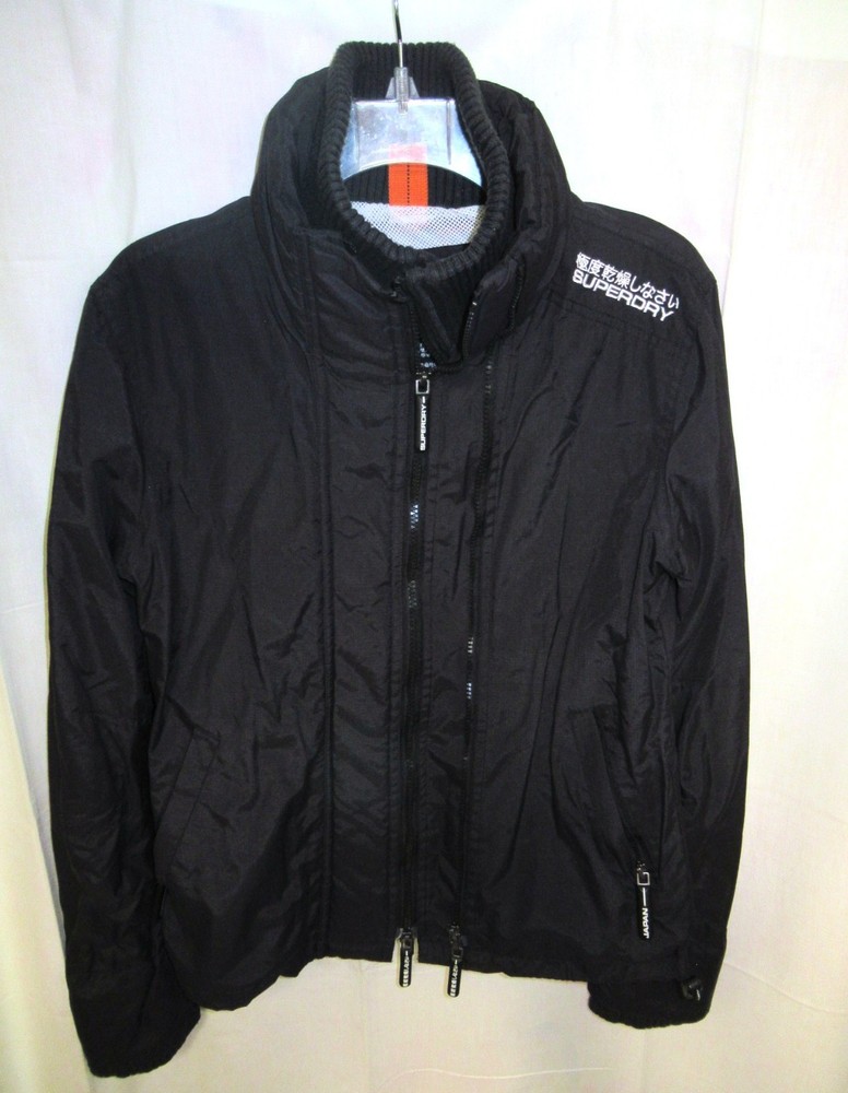 SUPERDRY JAPAN ORIGINAL ~  WINDCHEATER MENS Black  JACKET ~ Size M