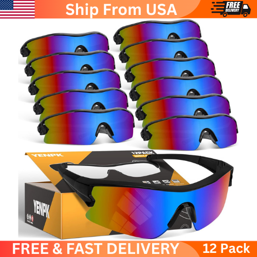12 Pair Safety Glasses SunGlasses Goggles anti Scratch ANSI Z87+ UV Protection