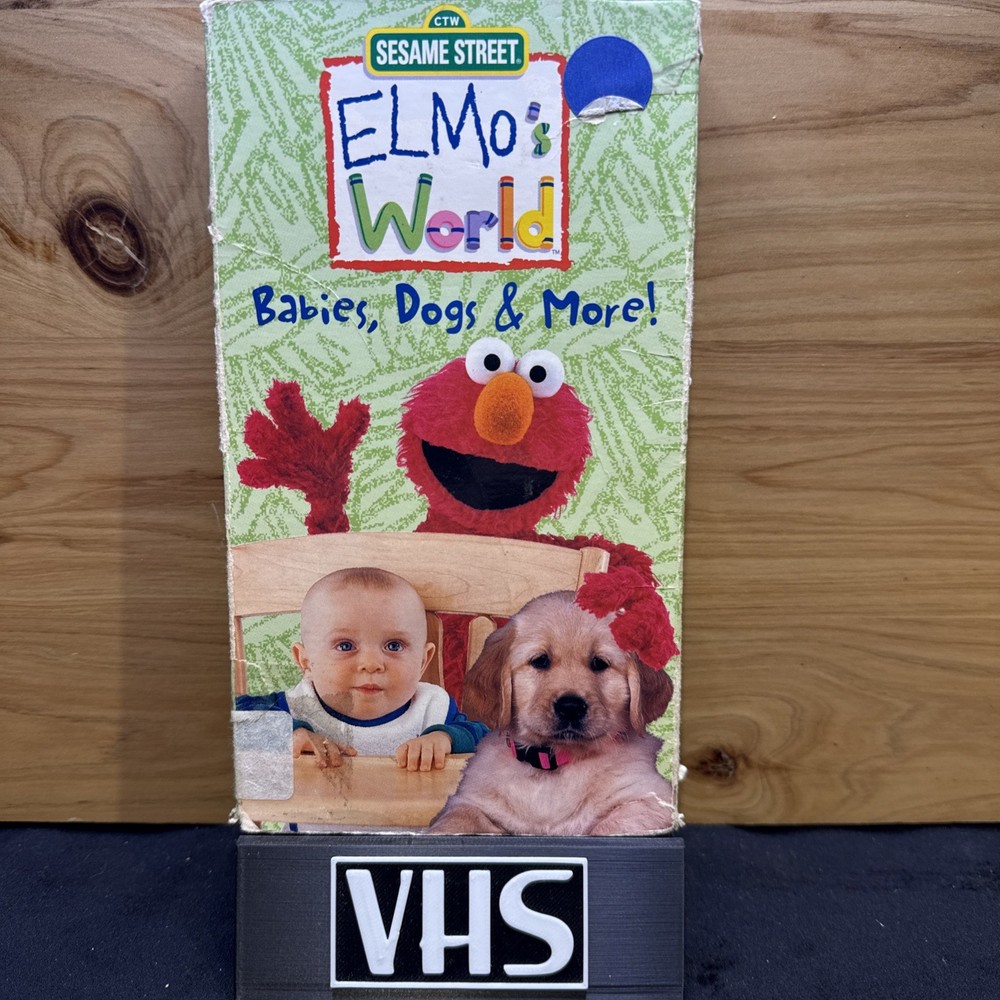 Elmos World - Babies, Dogs  More (VHS, 2000) * Buy 2 Get 1 Free