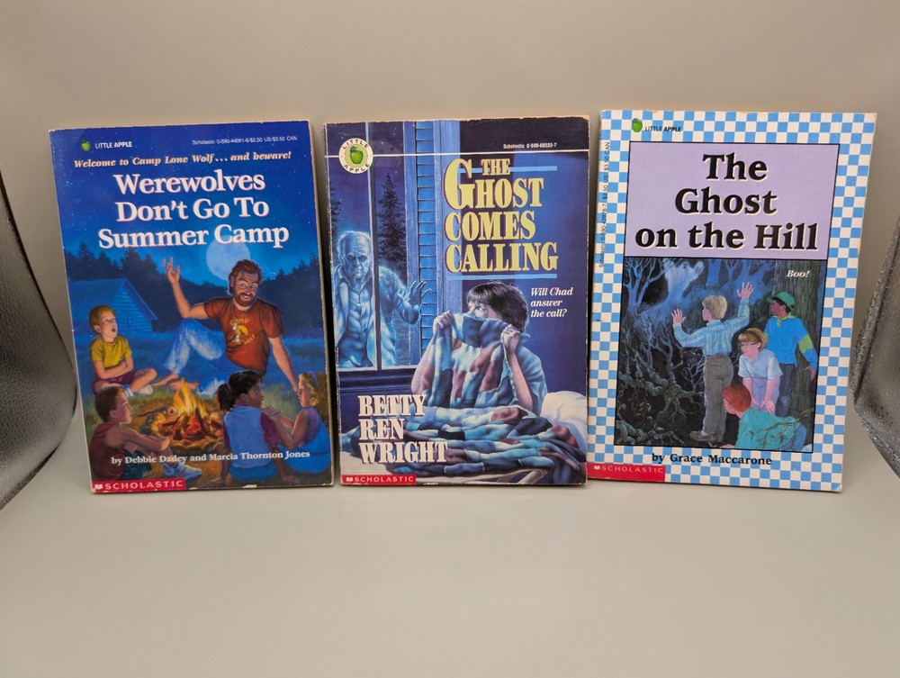 Little Apple Teen Kids Horror Paperback  Lot Ghosts / Werewolves 90s