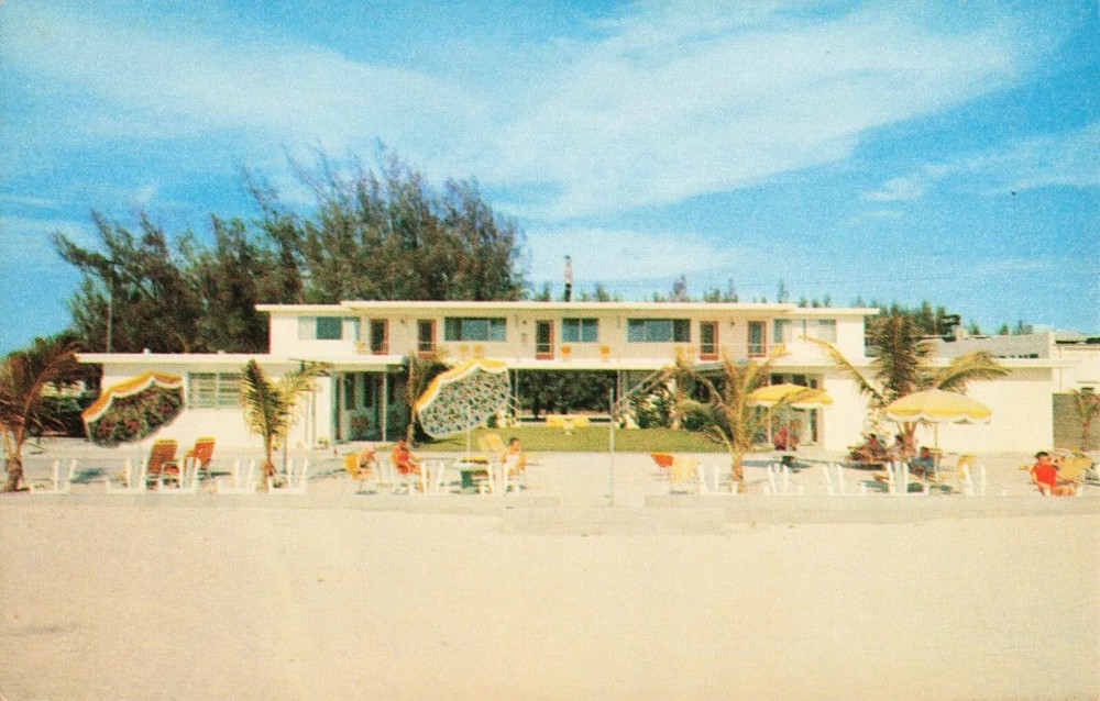 Windjammer Apartments & Motel - St Petersburg Florida FL - Postcard