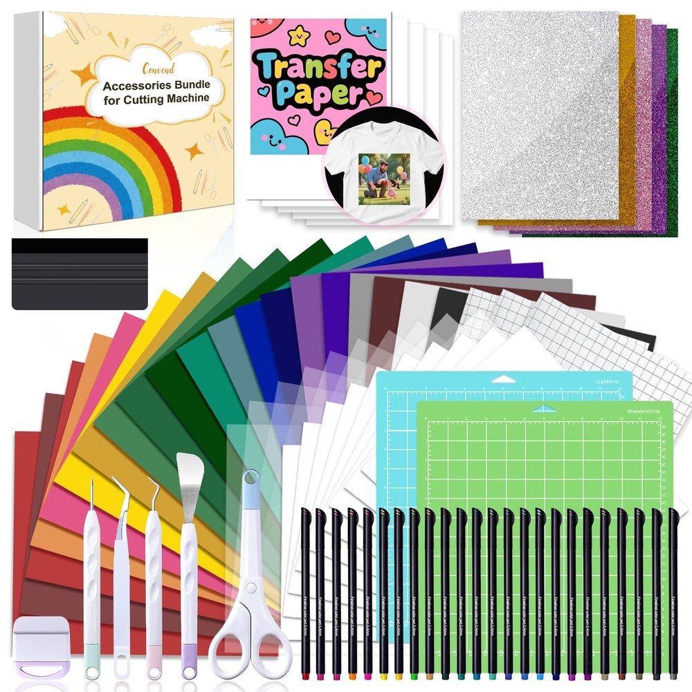 The Ultimate Accessories and Supplies Bundle for Cricut Makers and All Explor...