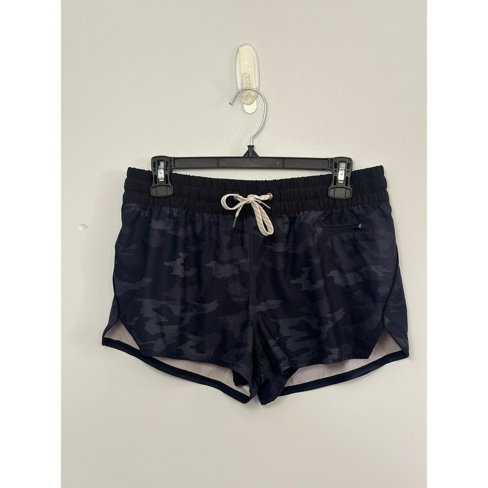 Vuori Rise and Shine Camo Running Shorts Medium for Gym Workouts