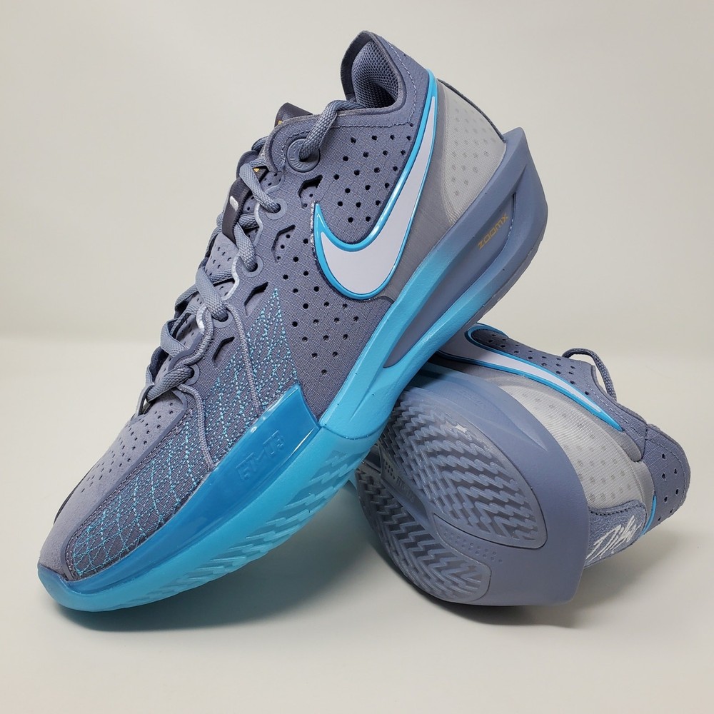 Nike Air Zoom GT Cut 3 Ashen Slate Grey Baltic Blue Men's Size 9.5 DV2913-402