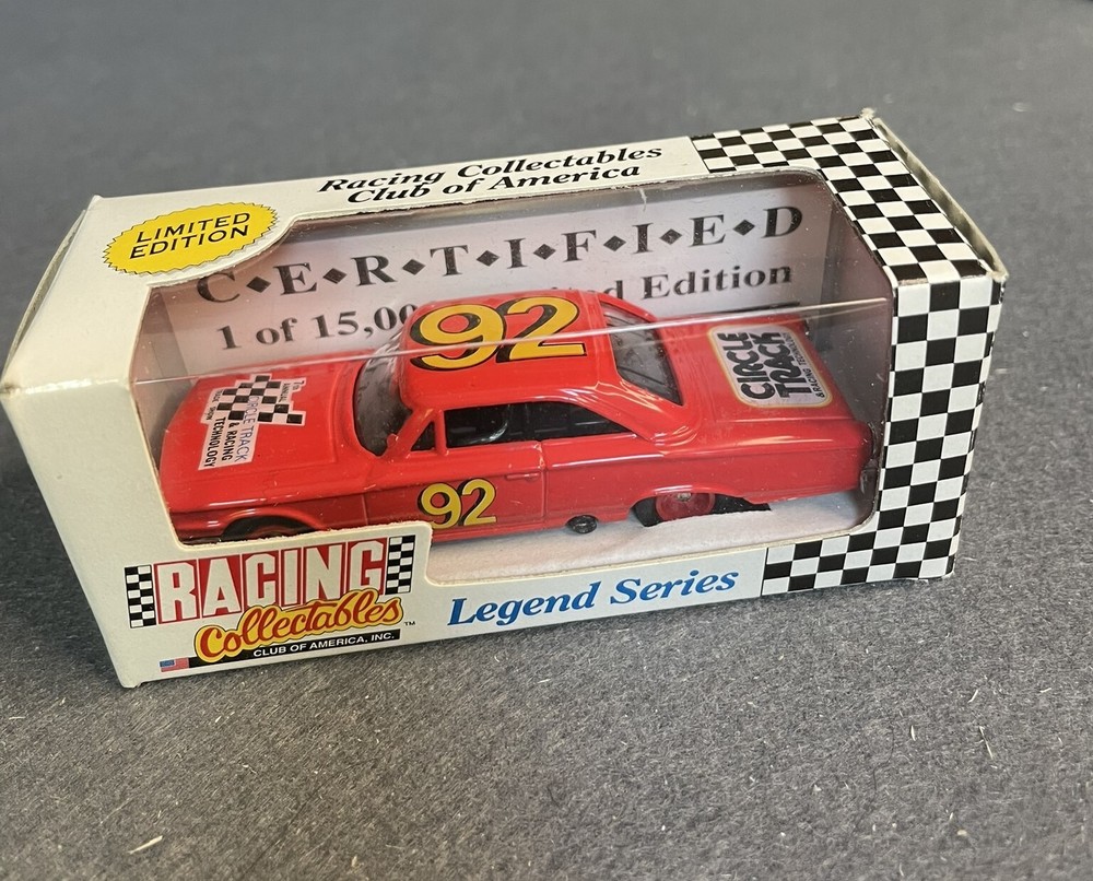 1991 NASCAR Ford Circle Track Diecast 1:64 RCCA Legend Series #92 Unopened