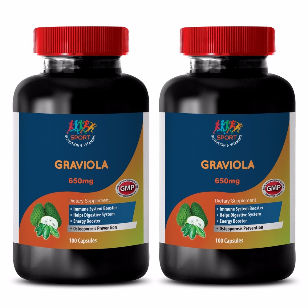 Boost Heart Health Pills - Graviola 650mg - Magnesium 2B