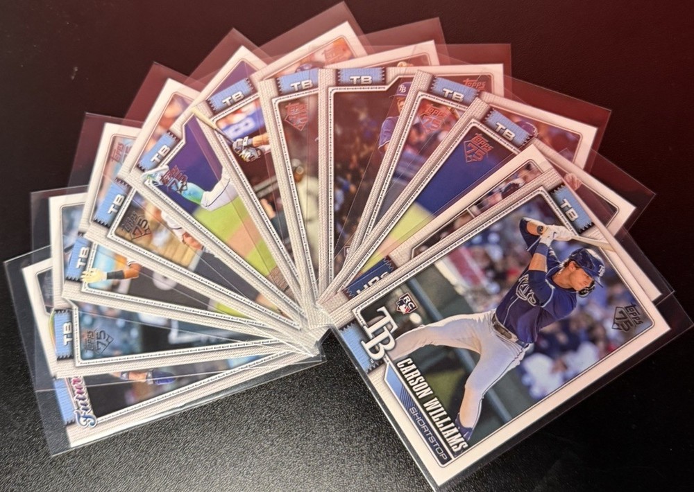 ⚾️ 2026 Topps Series 1 Tampa Bay Rays Team Set Jr Caminero RC Chandler Simpson