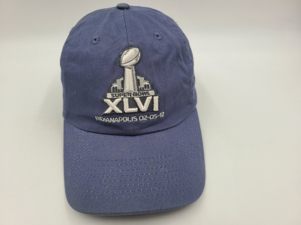 New York Giants vs Patriots Super Bowl XLVI NFL Team Apparel Cap