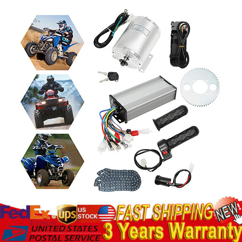 DC 48-72V 3000W Motor Kit with Brushless Controller for Electric Scooter E-Bike