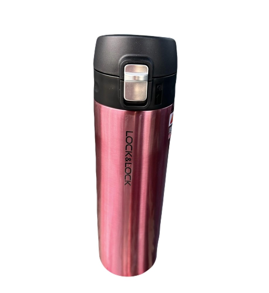 LOCK & LOCK Feather Light Tumbler, 17 oz, Ruby Red