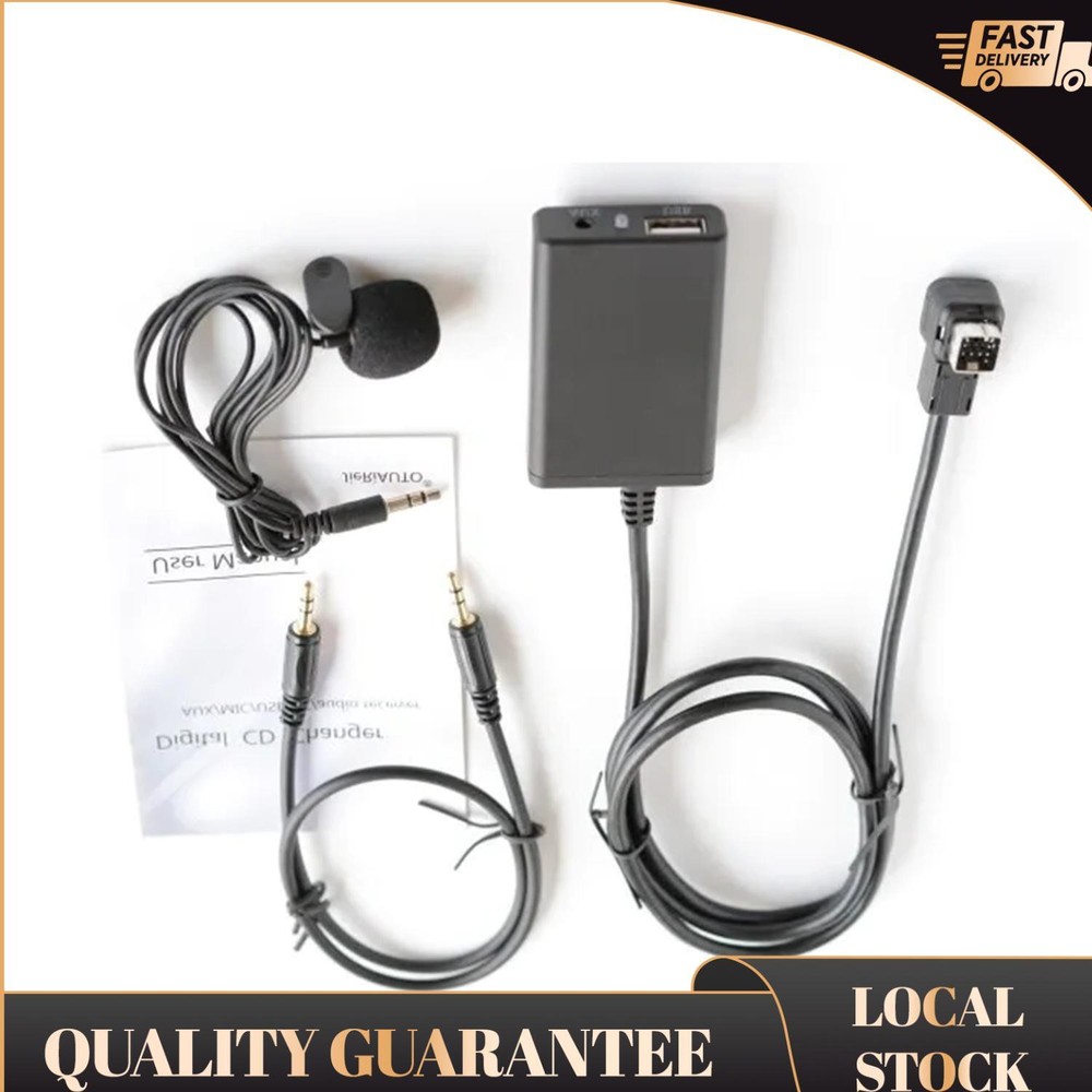 Bluetooth Music Hands-Free Car AUX Adapter for Clarion Suzuki Subaru