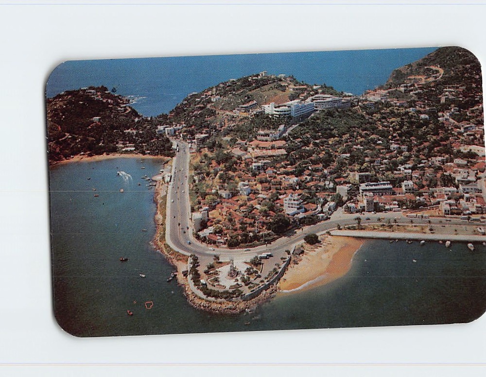 Postcard Partial view of Acapulco Bay Acapulco Mexico